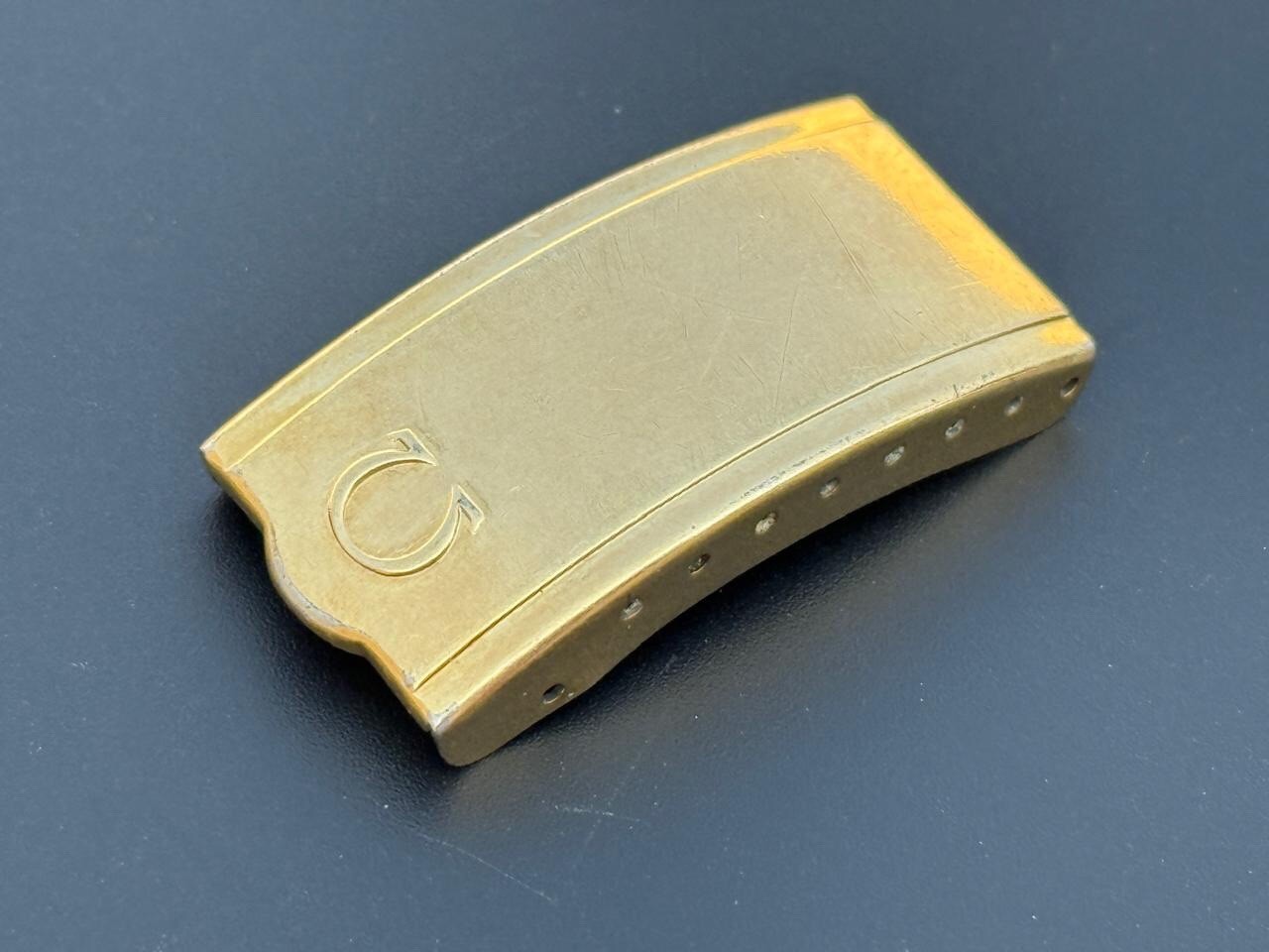 Vintage OMEGA Genuine Gold Clasp Top 16mm P-112