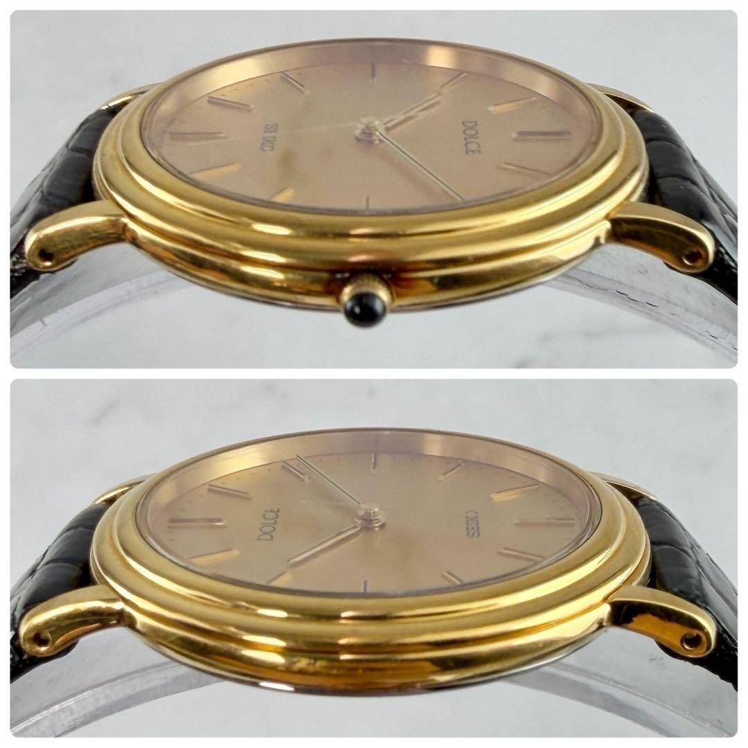 SEIKO Dolce Dress Watch Gold Vintage From Japan