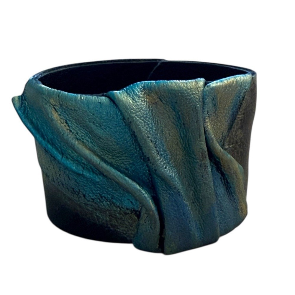 One of a Kind Handmade Artisan Leather Bracelet