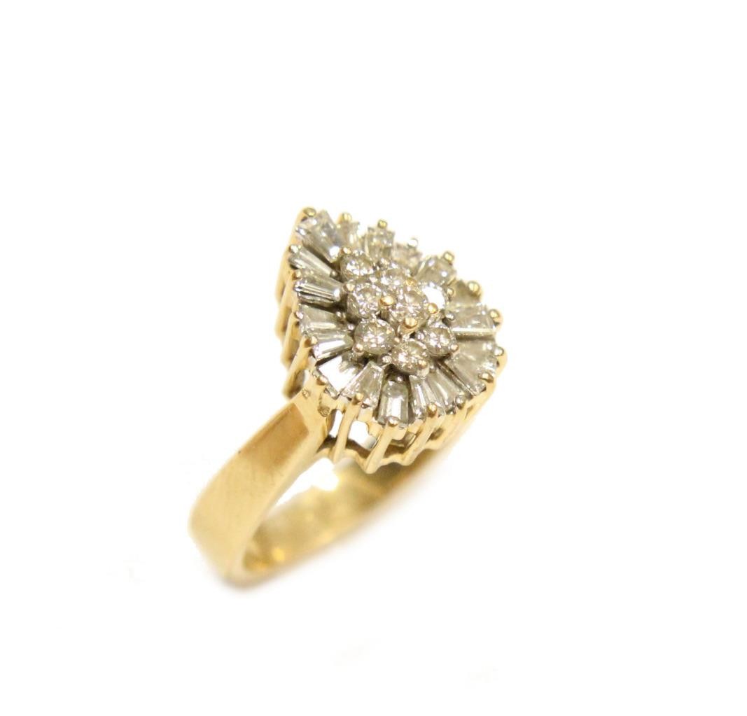 14k Gold 1.13 Carat Diamond Ring VS/SI With appraisal $3850 Size 6.5