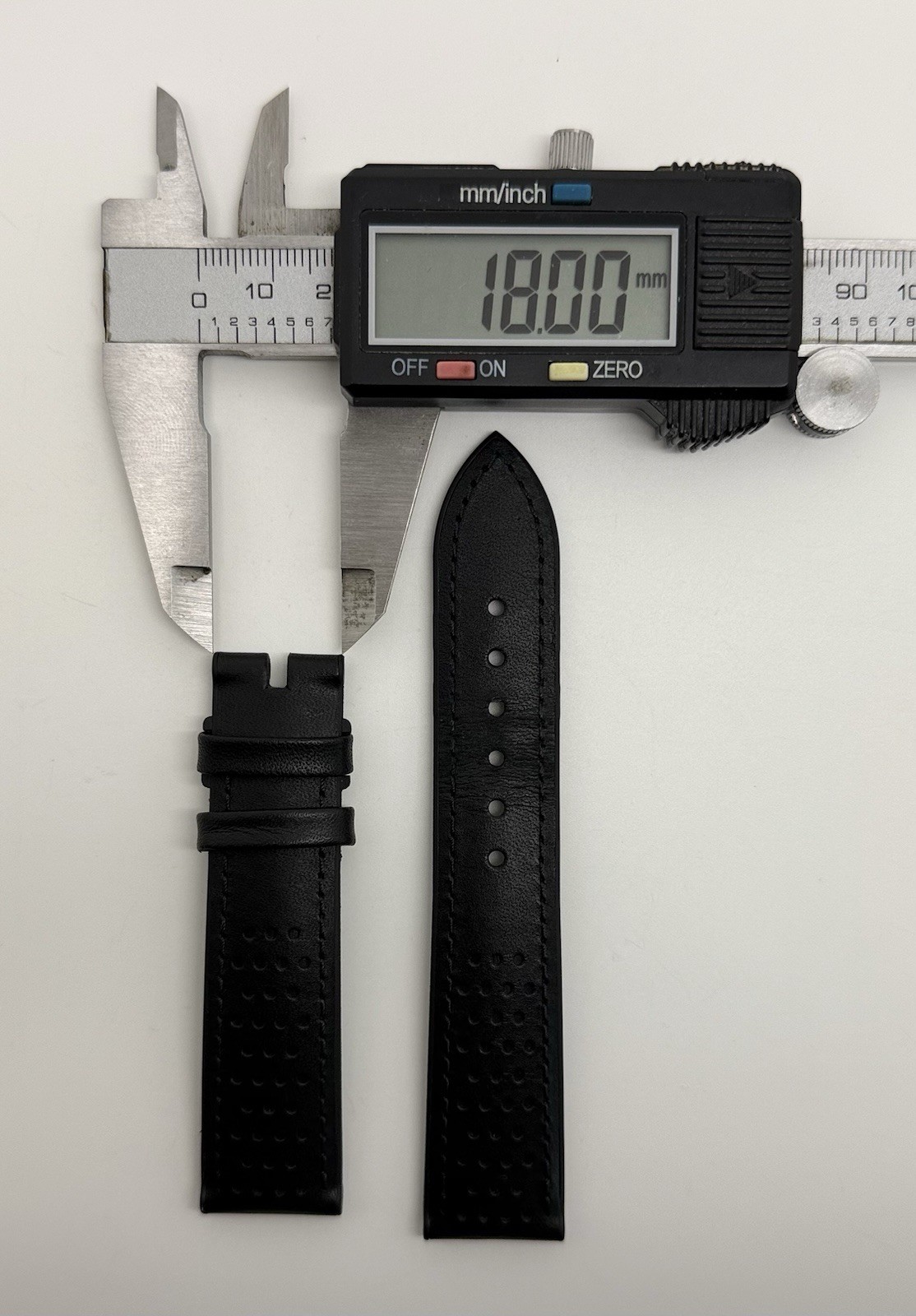 Chopard 20mm x 18mm Black Calfskin Leather Watch Strap H3400-0020 Authentic OEM