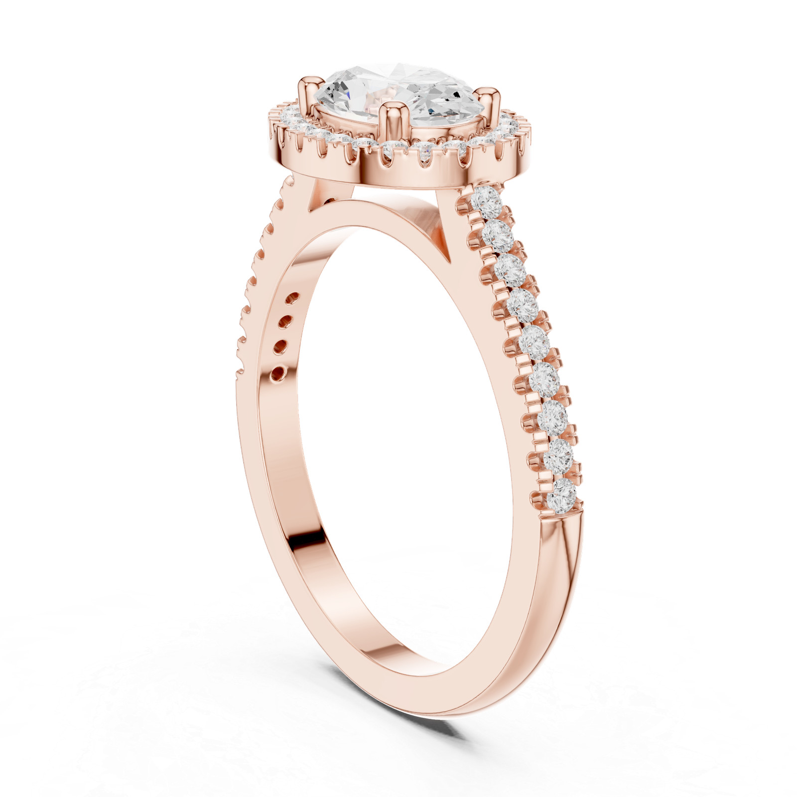 Oval Certified 1.1 Ct Lab Grown Anniversary Promise Women’s Ring 14K Gold Over