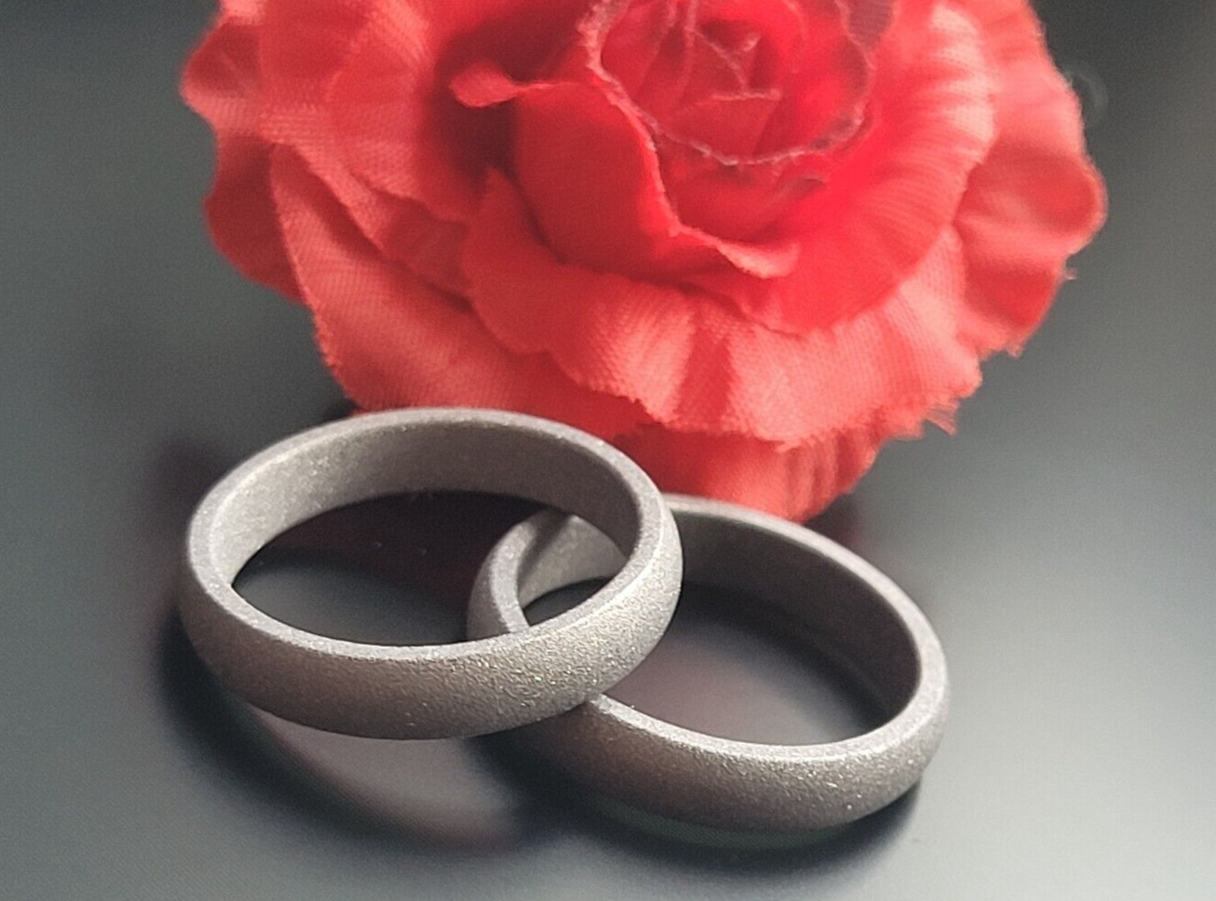 ❤️Tantalum Extreme❤️ ❤️Glitter Tantalum❤️ Wedding Band Engagement Jewellery No Stone Single