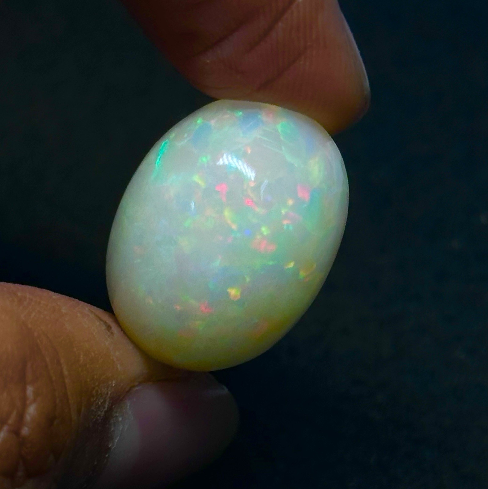 Multi Color Opal Cabochon 17.70 cts High-Quality Gemstone Use for Making Jewelry