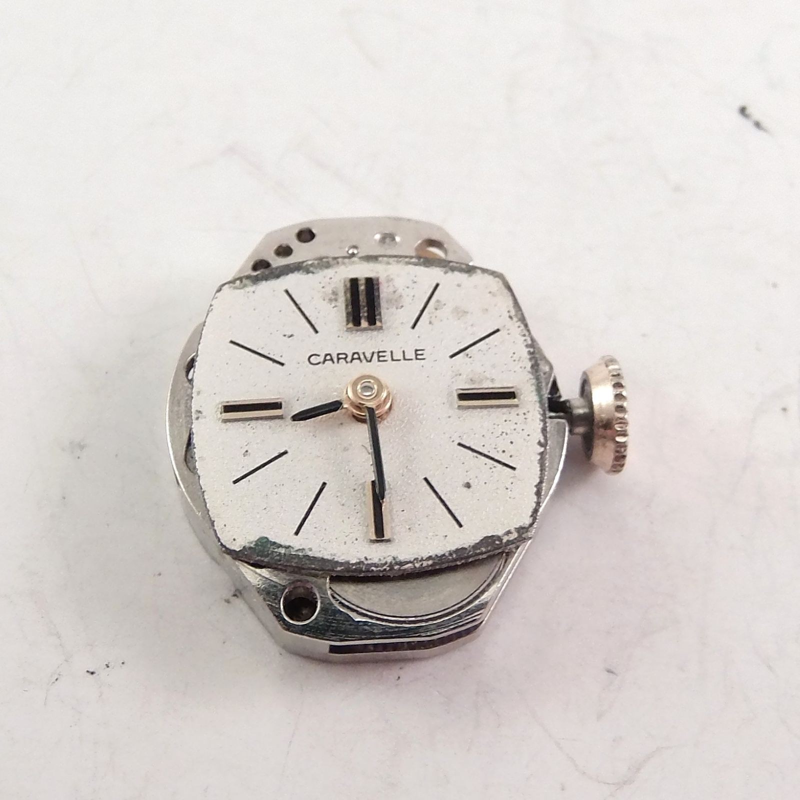 Vtg Caravelle Ladies Watch 17 Jewels Manual 1970s Womens Dress Parts or Repair