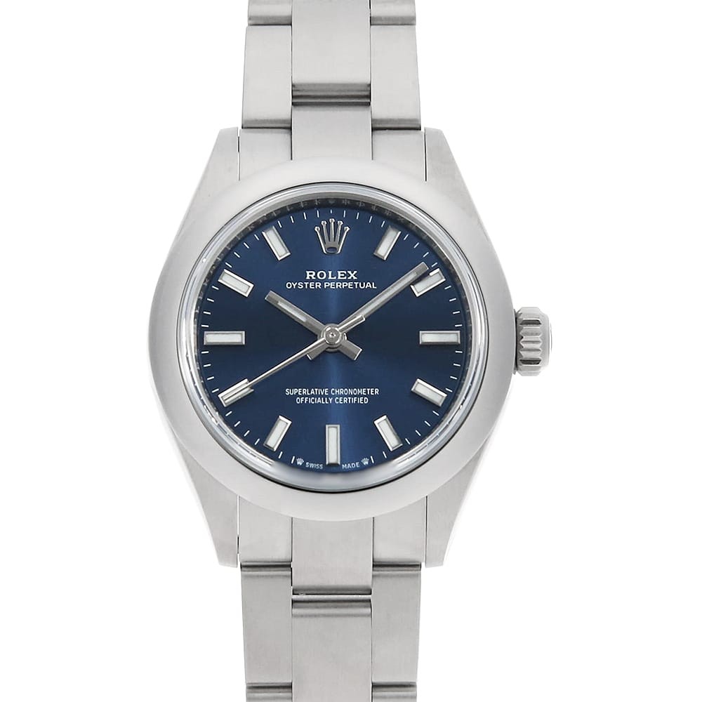 ROLEX oyster perpetual 28 276200 blue Random Number second hand Women