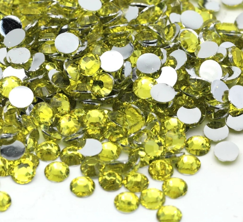 RESIN Rhinestones 3MM/SS12 QTY 1000-5000 Flatback Round Crystals Bling NON HOTFX