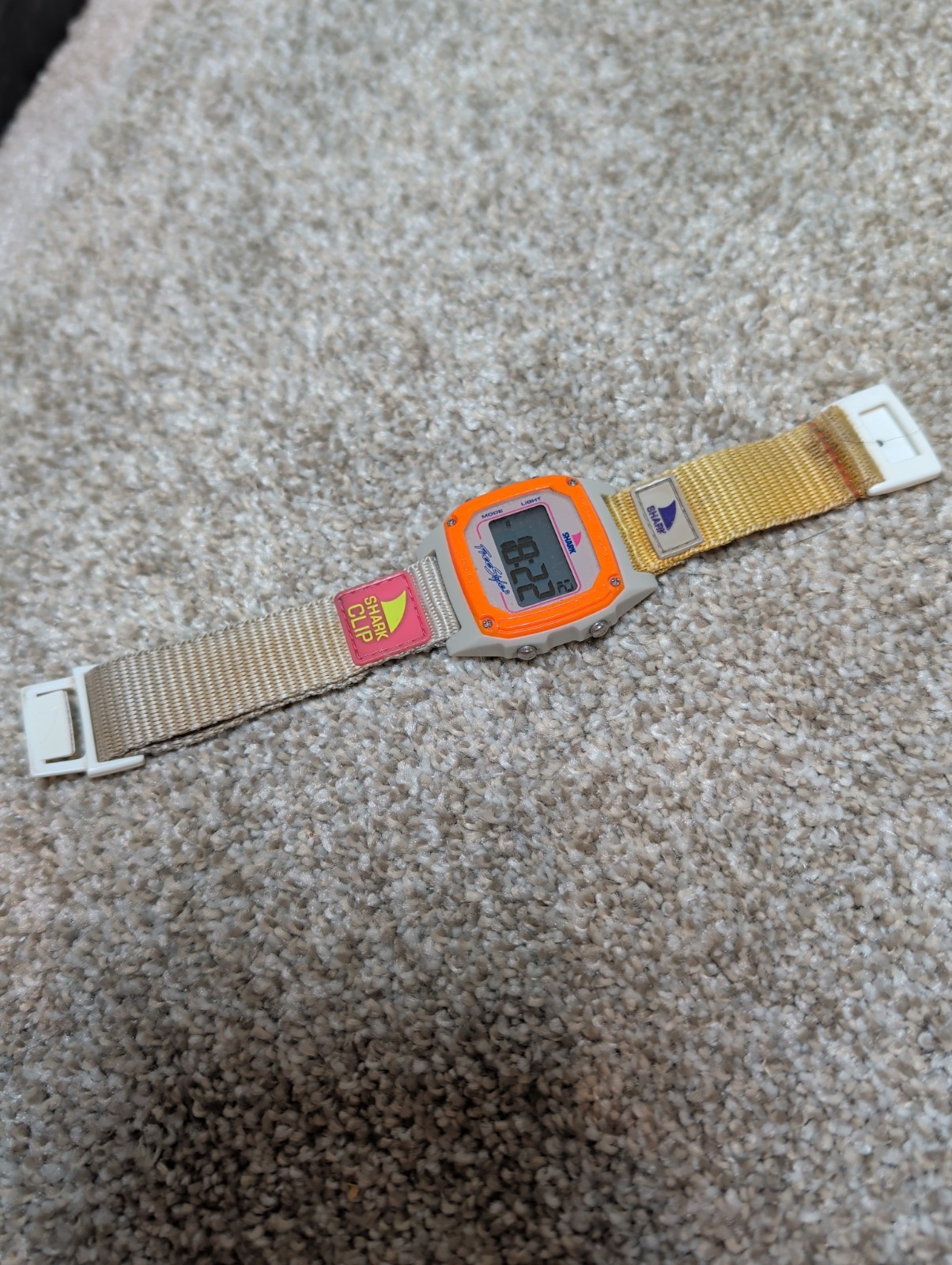 Freestyle Shark Clip Digital Watch 10016431 New Battery (Light doesn’t work)