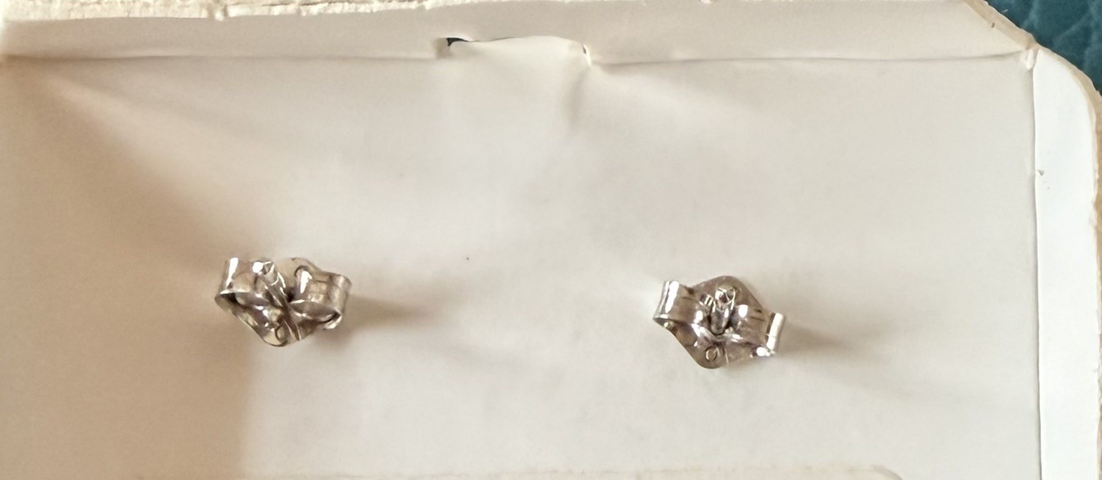 10k White Gold Diamond Freshwater Pearl Drop Dangle Earrings NIB w/Cert of Value