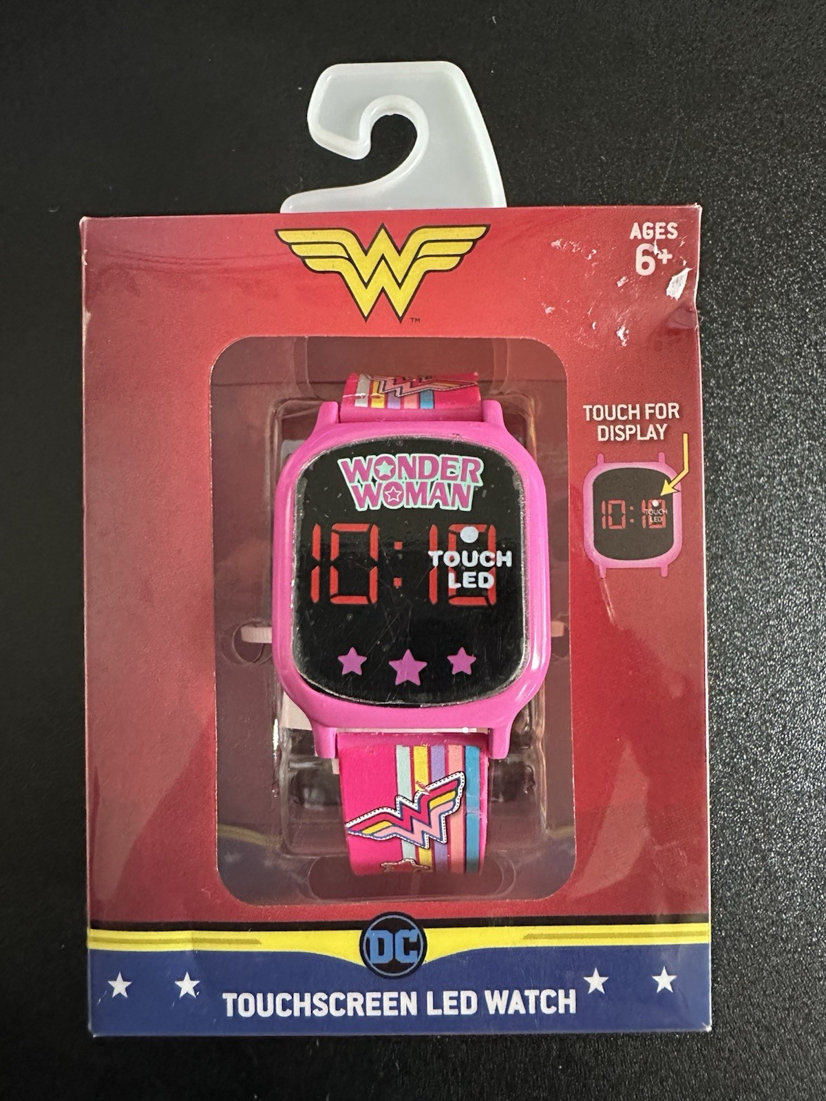 Brand New “DC Wonder Woman LED Digital Touch Screen Watch” (LED Touchscreen)