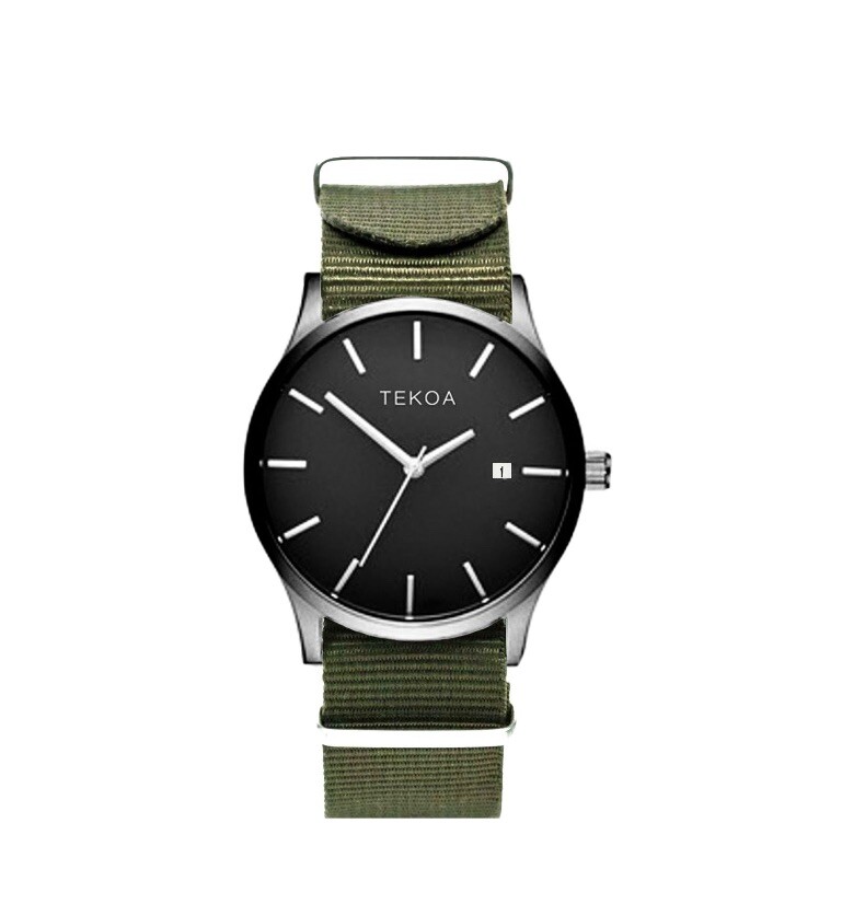 Watch Minimalist Casual Business Japan Movement for Men Women Ladies Nylon Band