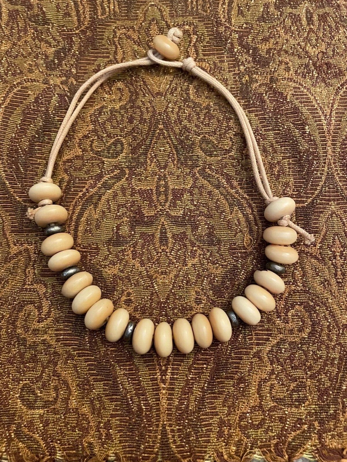Susan Cummings tagua nut necklace