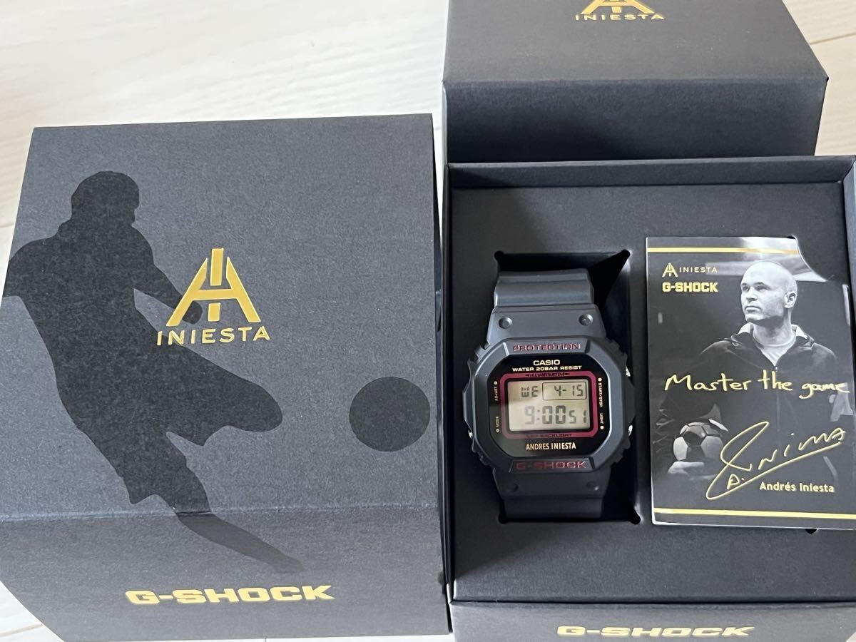 G-Shock Iniesta DW-5600AI-1JR Casio Signature New