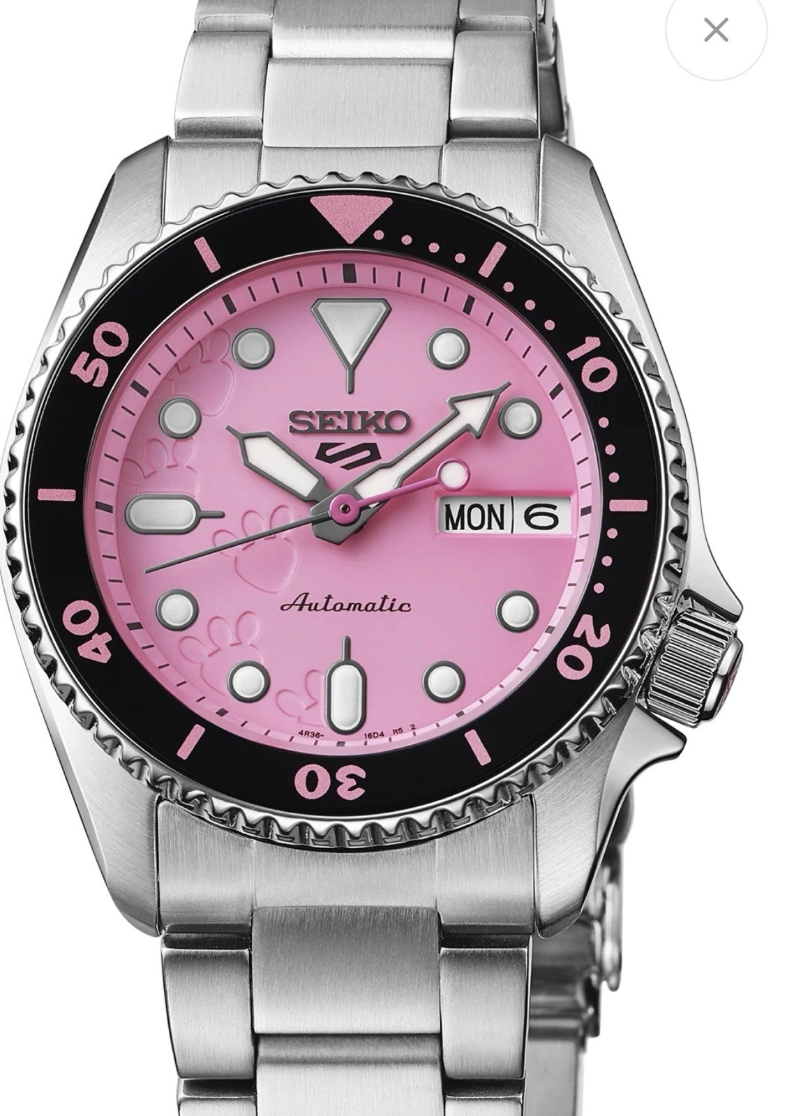 Seiko 5 Sports Pink Panther Limited Edition Automatic Pink Dial Day/Date 100m