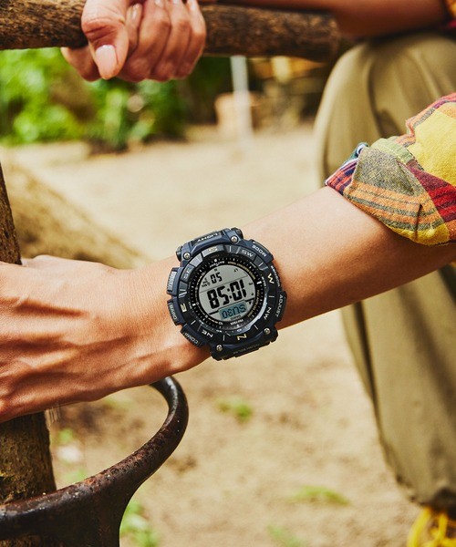 CASIO Pro Trek PRG-340SC-2JF Triple Sensor Solar Blue Digital Outdoor Watch NIB