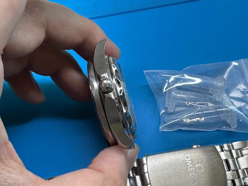 For DIY 40mm Watch Steel Case kit For 8215 movement