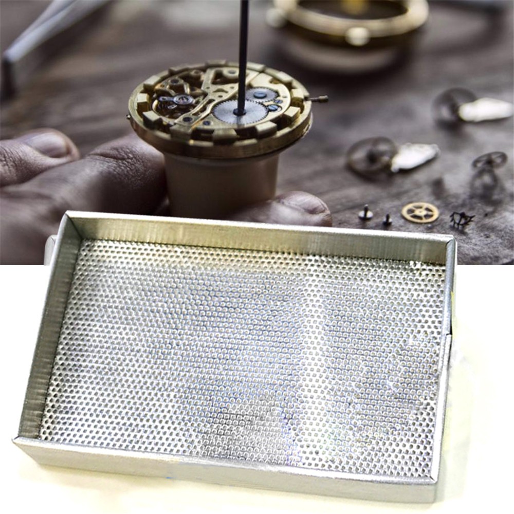 Watch Parts Storage Tray Organizer Dryer Plate Frame Steel Mesh Cleaning Tool m