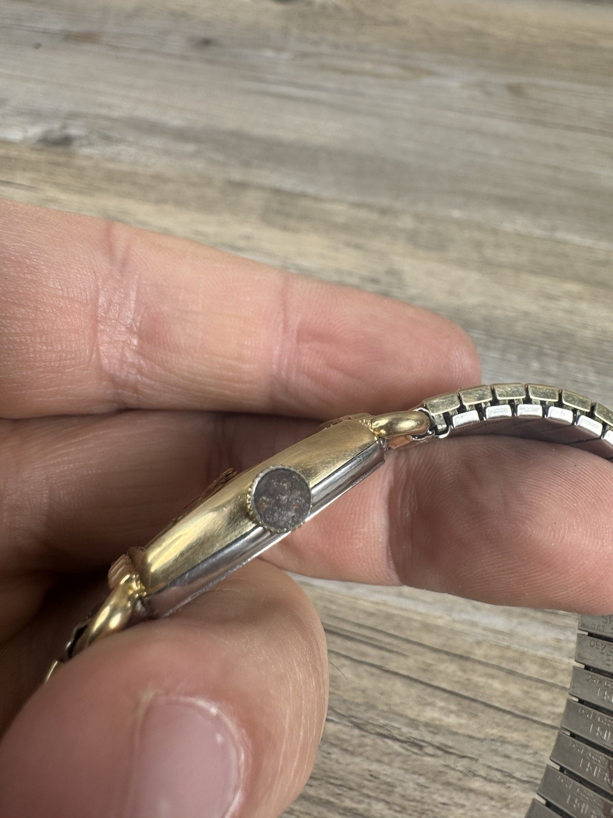 VTG Bulova Director Watch No Crystal Winds Ticks See Description For Parts Only