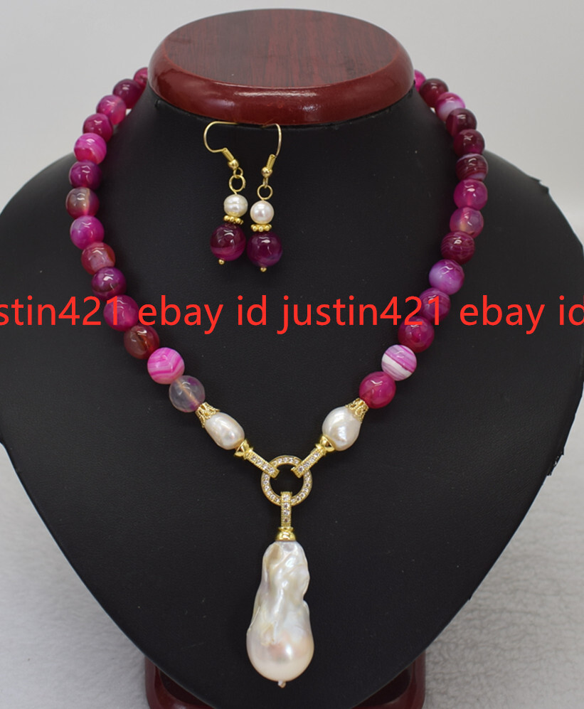 6/8/10/12mm Faceted Beads White Keshi Baroque Pearl Pendant Necklace Earrings