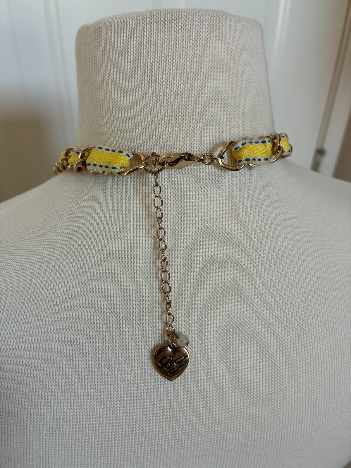 Betsey Johnson Necklace Bracelet Nautical Statement Anchor Charms Pearl BJ141