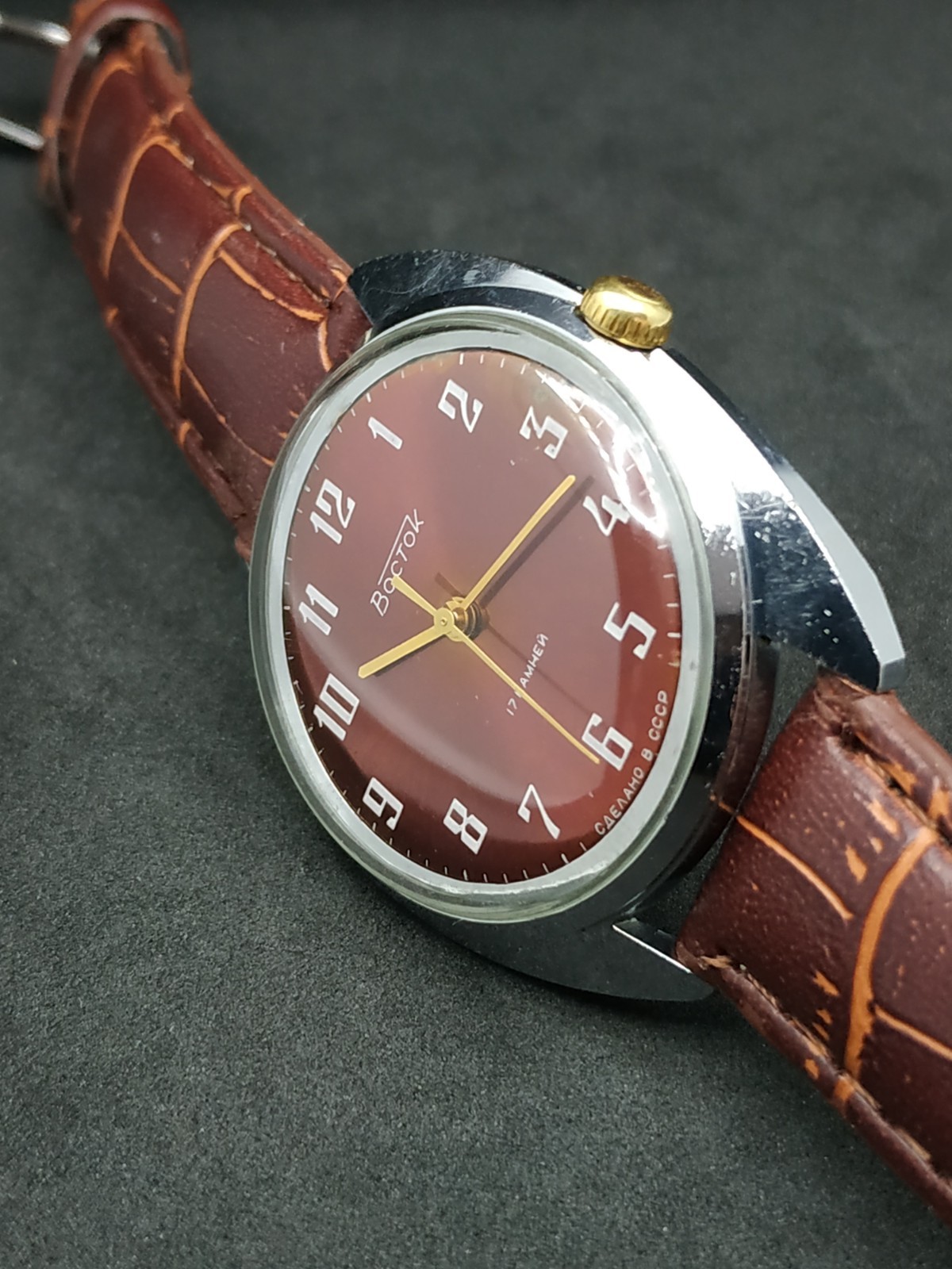 Men’s Dress Watch Wostok Vintage USSR Mechanical 2409A Retro Vostok Soviet ⭐