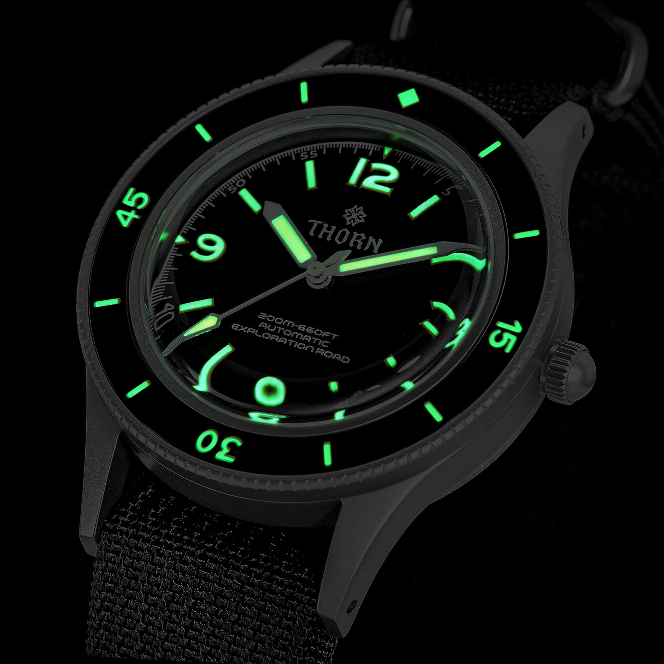 THORN Fathoms Fifty Ceramic Bezel NH35A Diver 200M Automatic Watch 316L 40mm C3