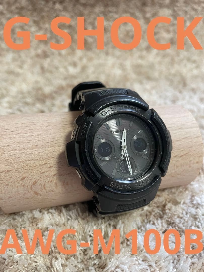 [Great Deal] G-SHOCK AWG-M100B Radio-Controlled Solar Watch, Black