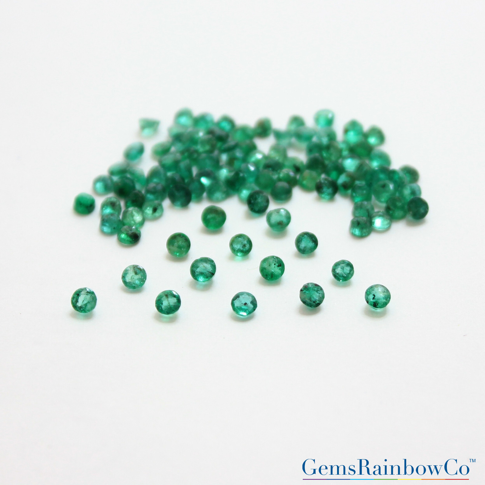Natural Emerald Multiple Shape And Size Green Faceted Loose Gemstones, #645.