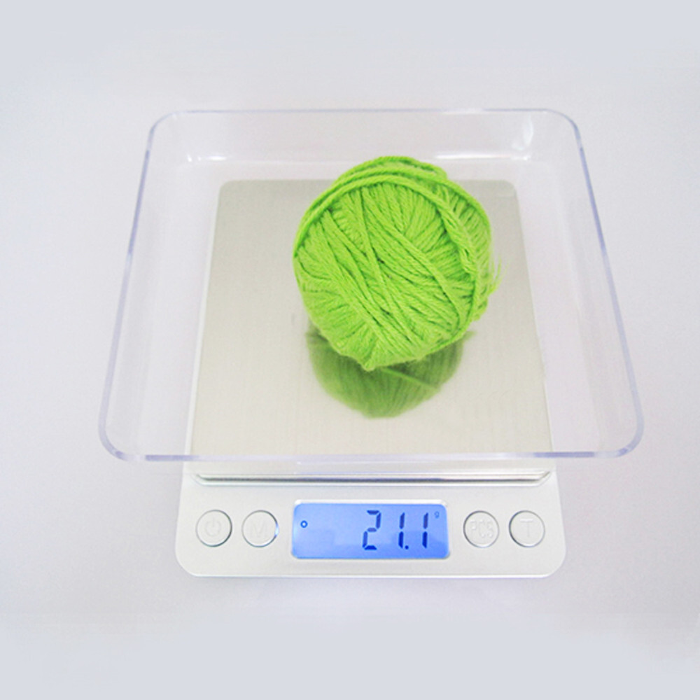 2000g x 0.1g Precision Digital Gram Jewelry Scale Gold Silver Coin LCD Display