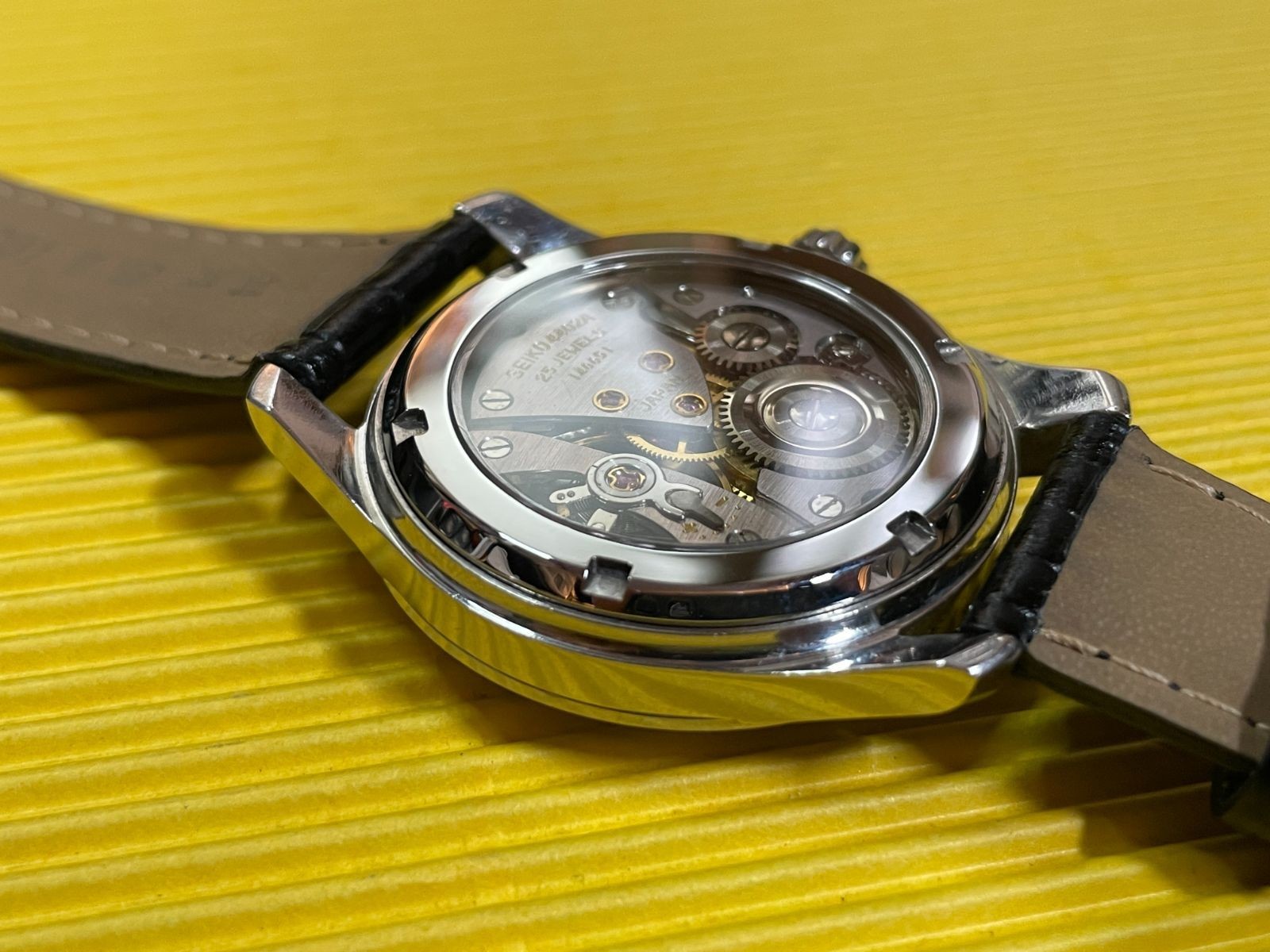 Seiko King Seiko 44KS Sapphire See-Through Case Back SUS316L From Japan