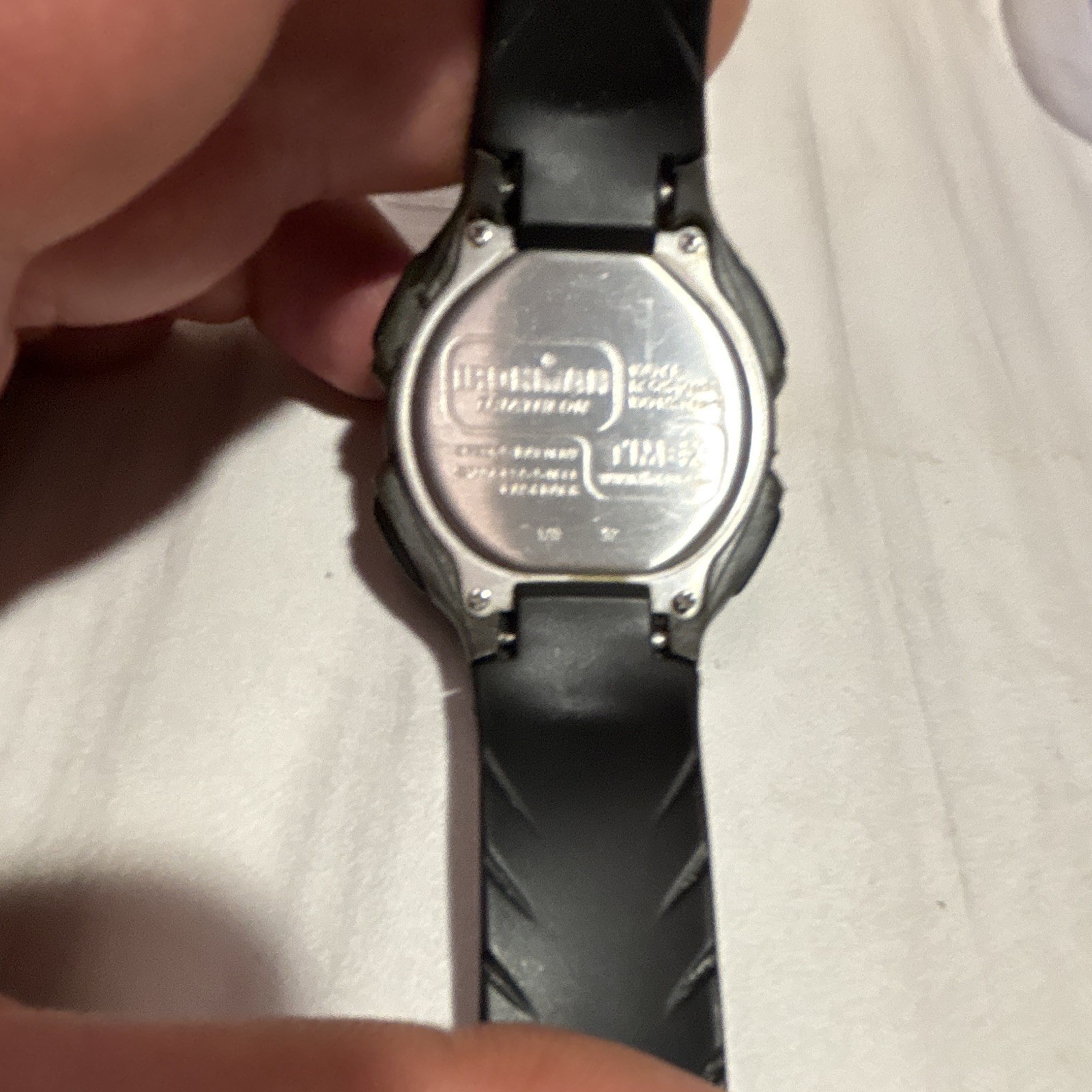Timex Ironman 30-Lap Digi Qtz 100m Black Resin Strap Indiglo(NOT Working) Chrono
