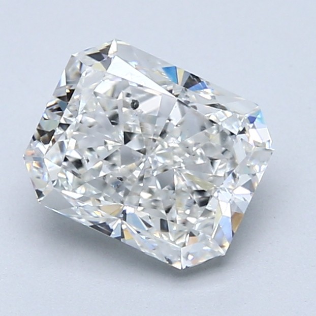 Radiant Cut 2 CT Certified AGI Natural Mined Diamond Loose F color SI1 clarity