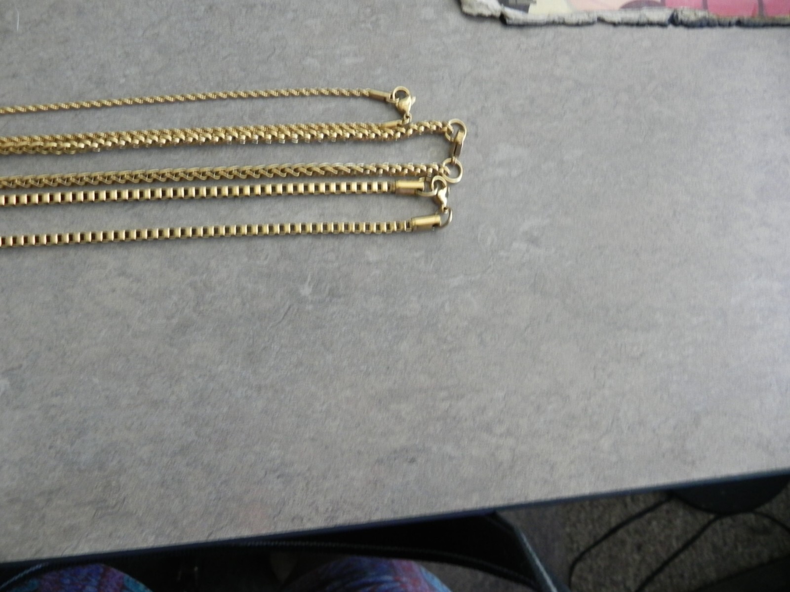 gold chain for all ages. it’s not heave at all. it’s very fine piecs if jewelry.