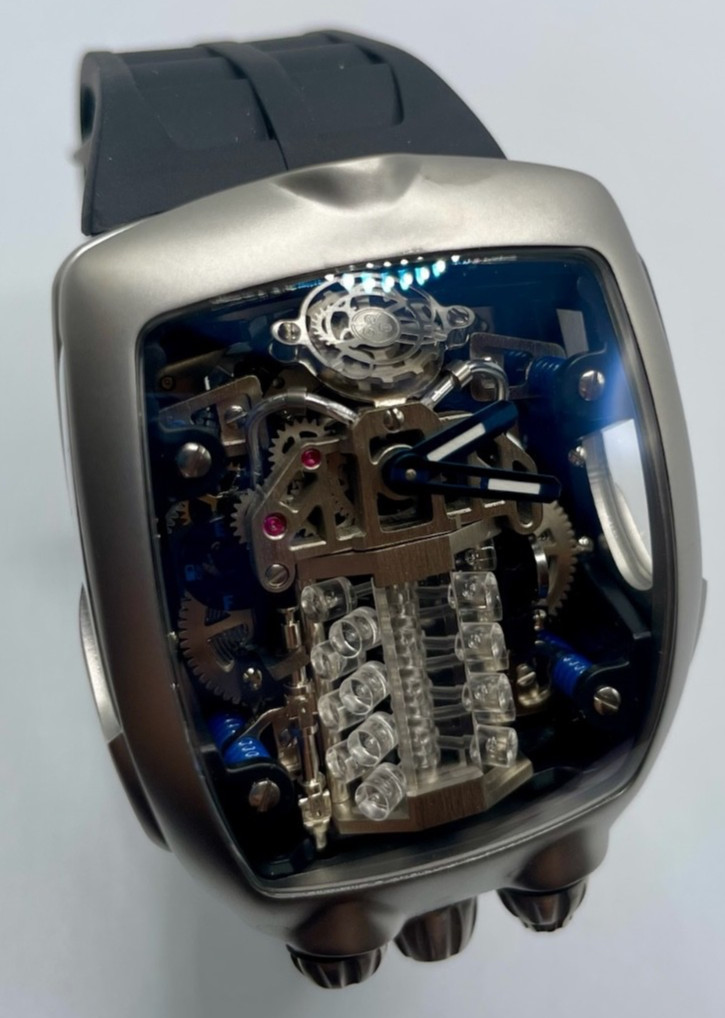 Montres Prestige Invicta Auto Engine Men’s Watch W/ Skeleton Dial 44mm MPW-0153