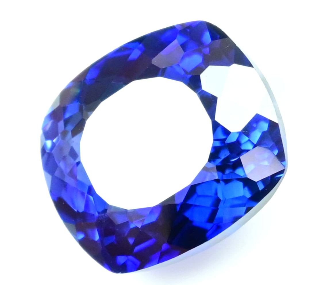 17.95 Ct Natural Flawless Ceylon Blue Sapphire Cushion Certified Loose Gemstone
