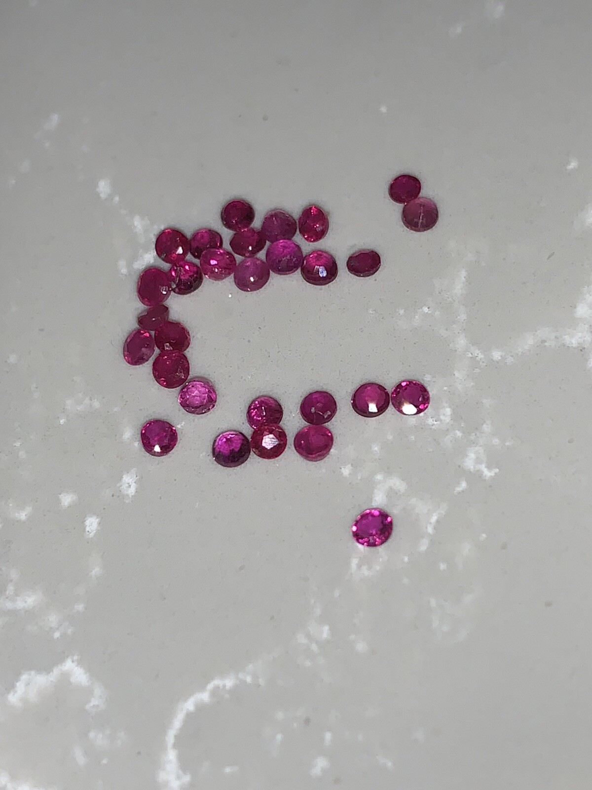 100% Natural Round Burmese Ruby 2mm (0.03 ct)