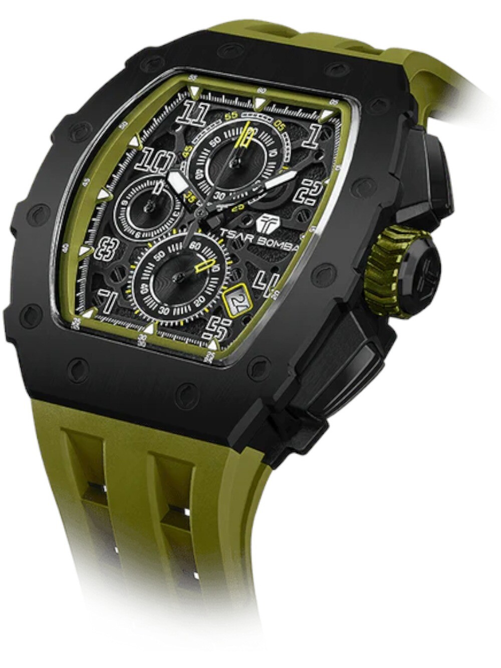 Tsar Bomba TB8204Q-38 Mens Watch Elemental Chronograph 43mm 5ATM