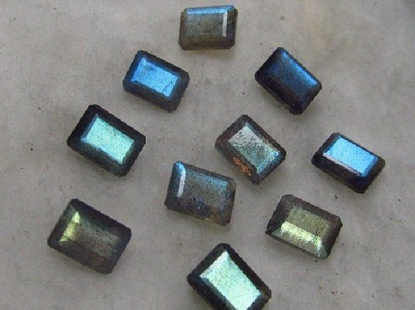 Blue Labradorite Octagon Faceted Cut 4x6mm to 12x16mm Wholesale Gemstone