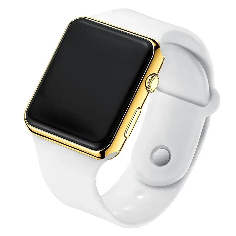 Electronic Watch Sports Men Women LED Silicone Digital