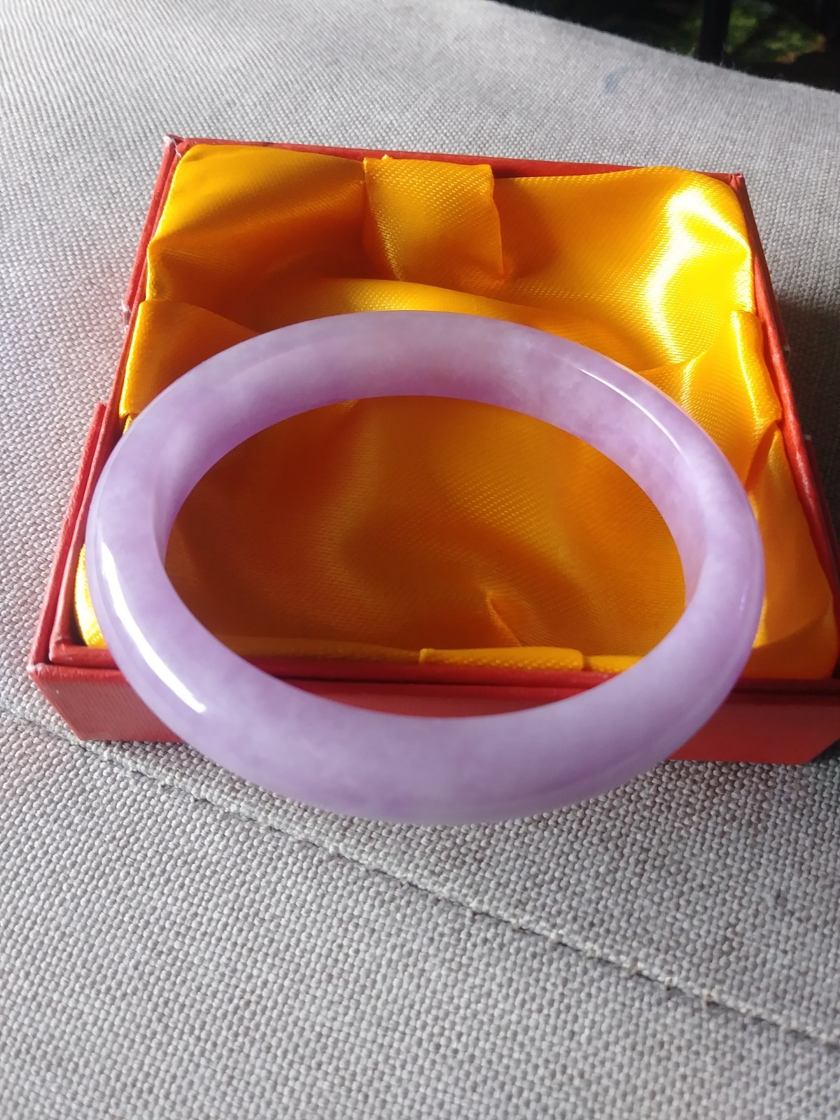 genuine lavender jade jadeite bangle 59mm/7.25″/50.0g