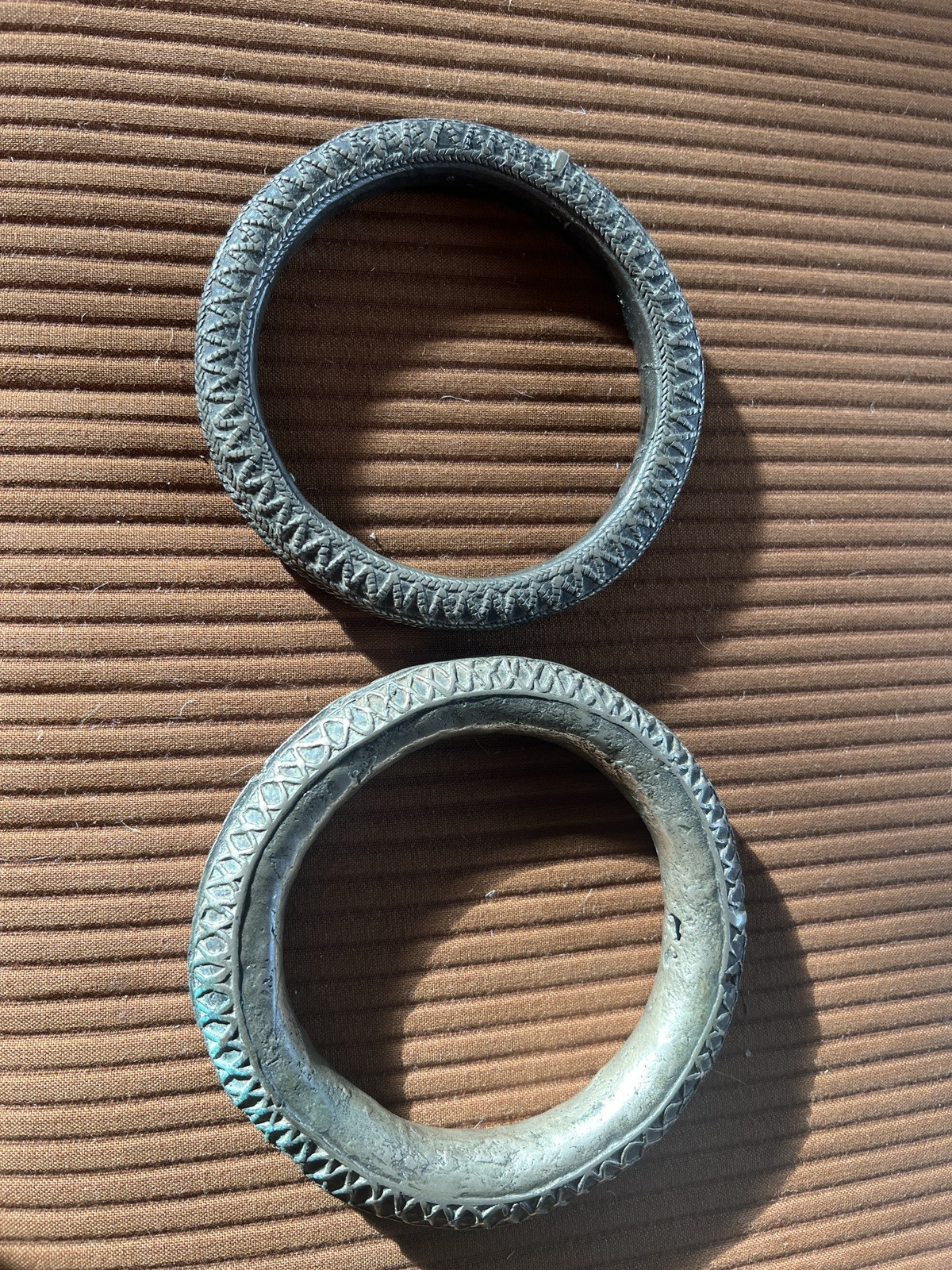 RARE Antique 18th or 19thC Large Philippines Manobo Singkil Ankle Bracelets