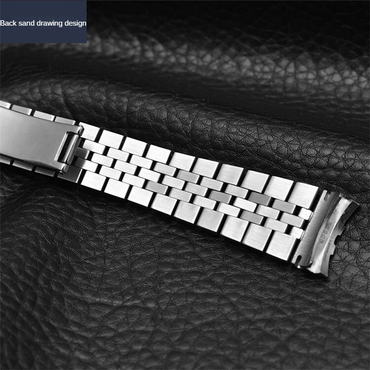 Deluxe Stainless Steel Watch Band Metal Solid Arc Strap 12 17 20 21mm Fits Rolex