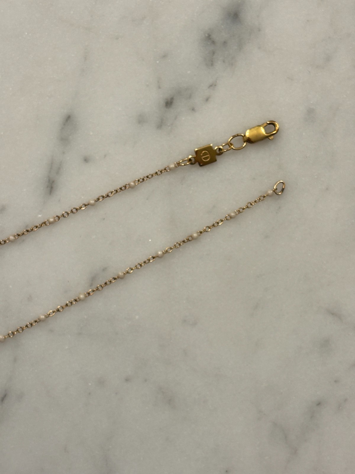 Enewton choker simplicity chain gold – pearl 2mm (15in length)