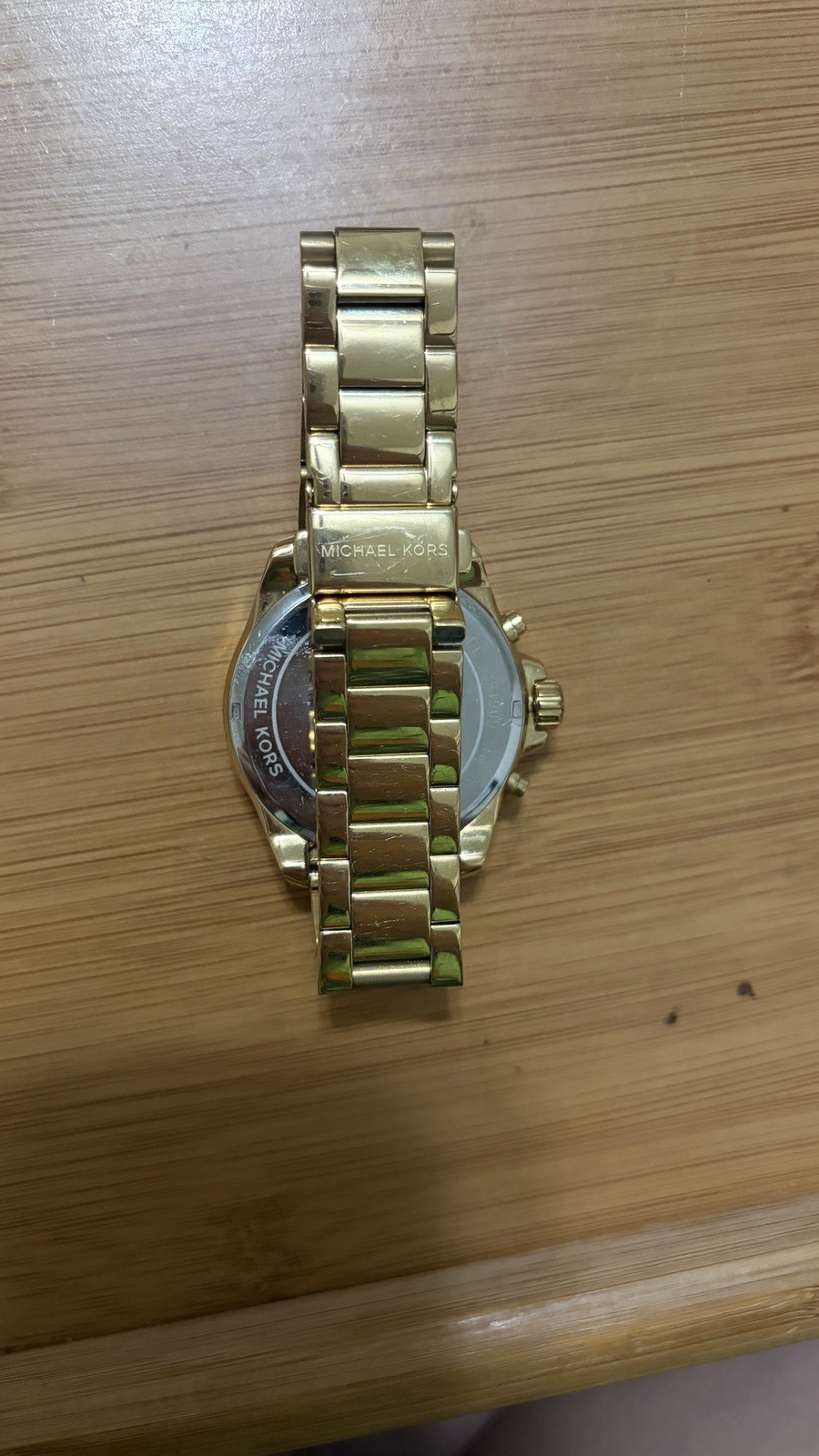 Michael Kors MK6290 Wren Gold-Tone Women’s Watch Pink Purple Crystal