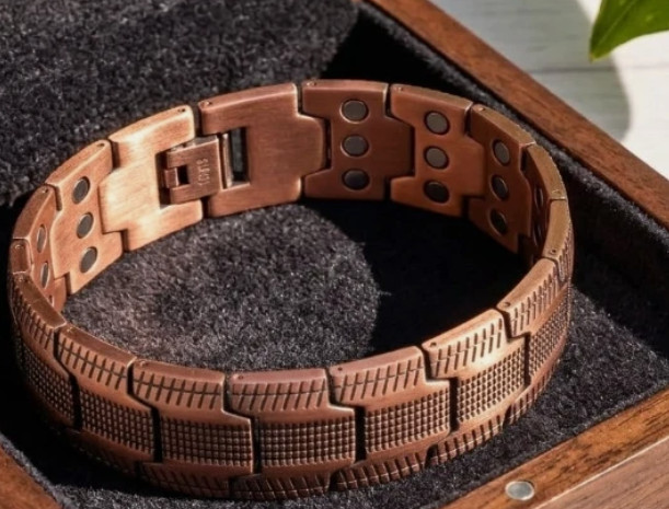 Ultra Strength Magnetic Copper Bracelet Vintage Copper Men’s Therapy Energy