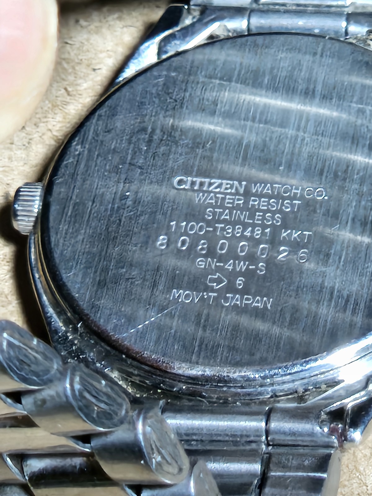 30 YEAR SAPPHIRE SHIELD CITIZEN Quartz Railroad Approved Men’s Wristwatch Works!