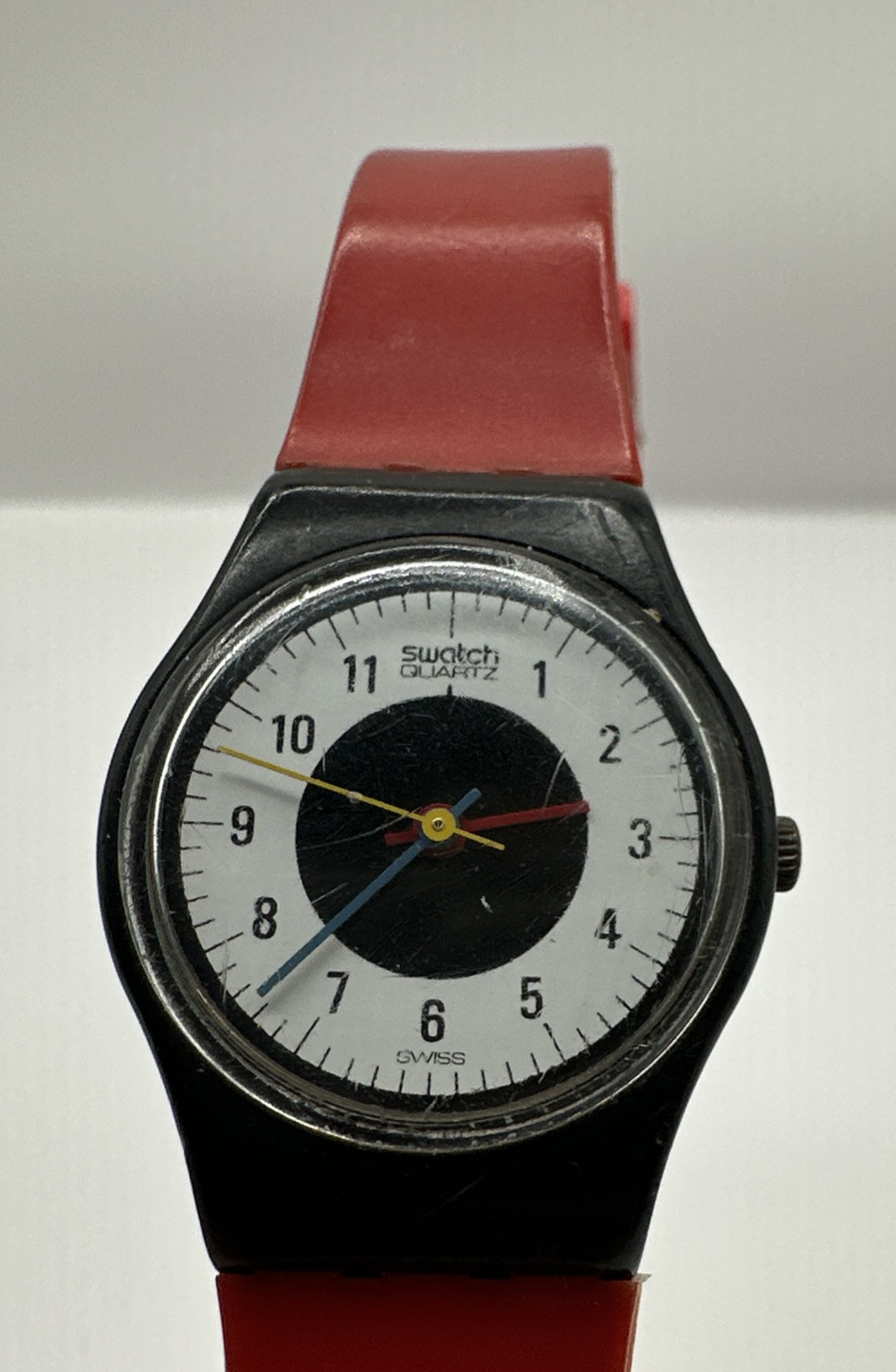 Vintage 80’s SWATCH Watch “Chrono Tech” LB104 1984 25mm