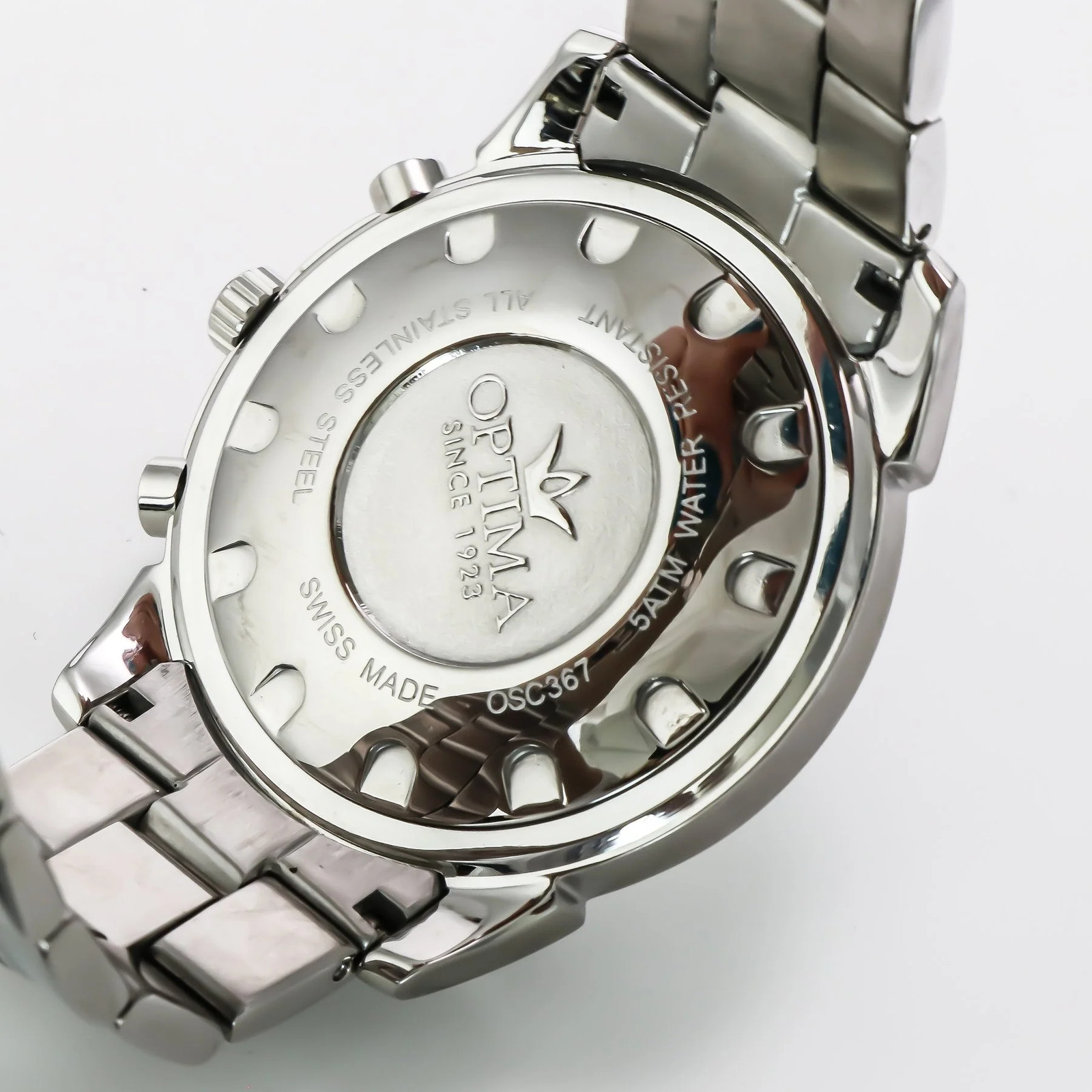 Optima – Swiss Chronograph – OSC367-SS-1 Swiss Ronda 43.4 mm OSC367 50 m (5