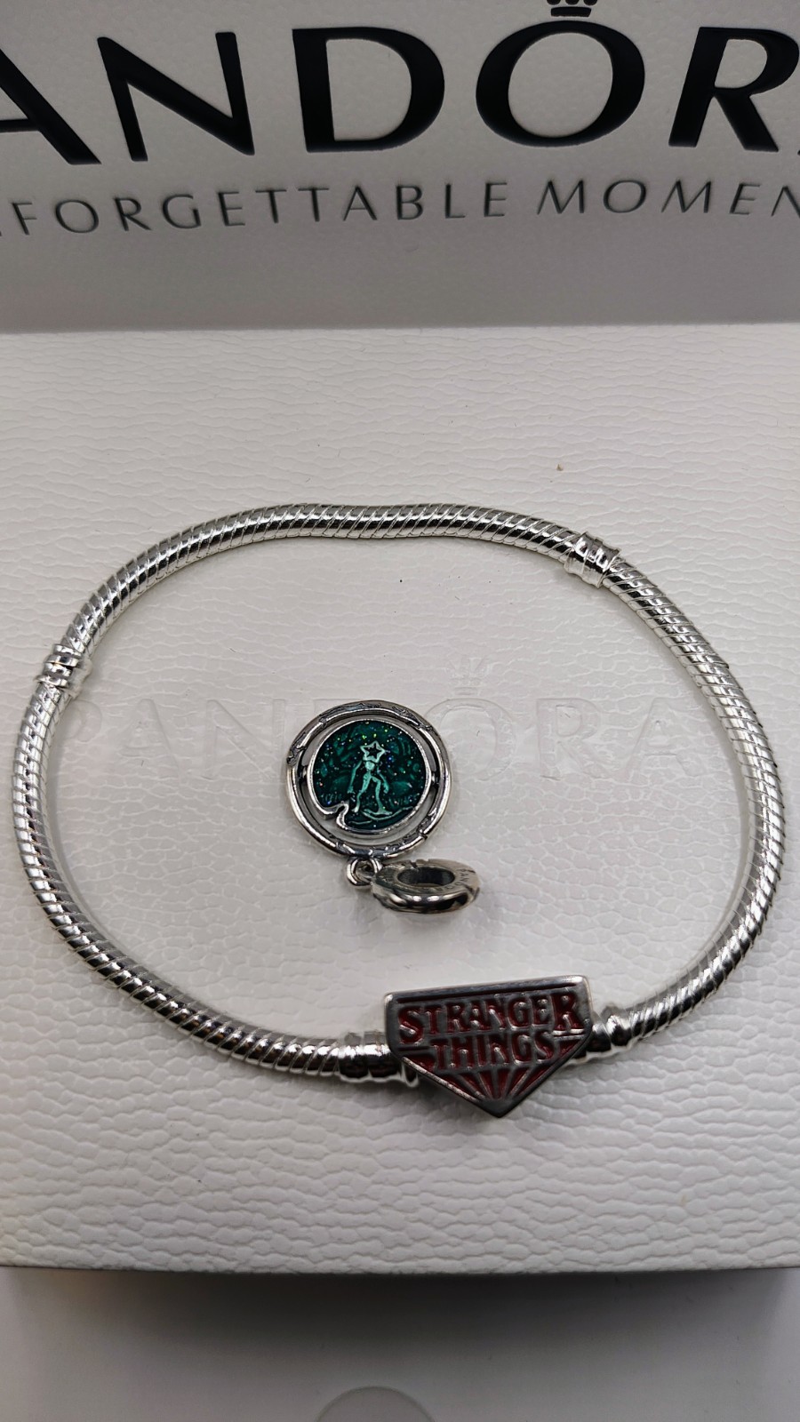 Pandora Stranger Things S925 Snake Chain Bracelet with CHARMS/Box/Bag Included