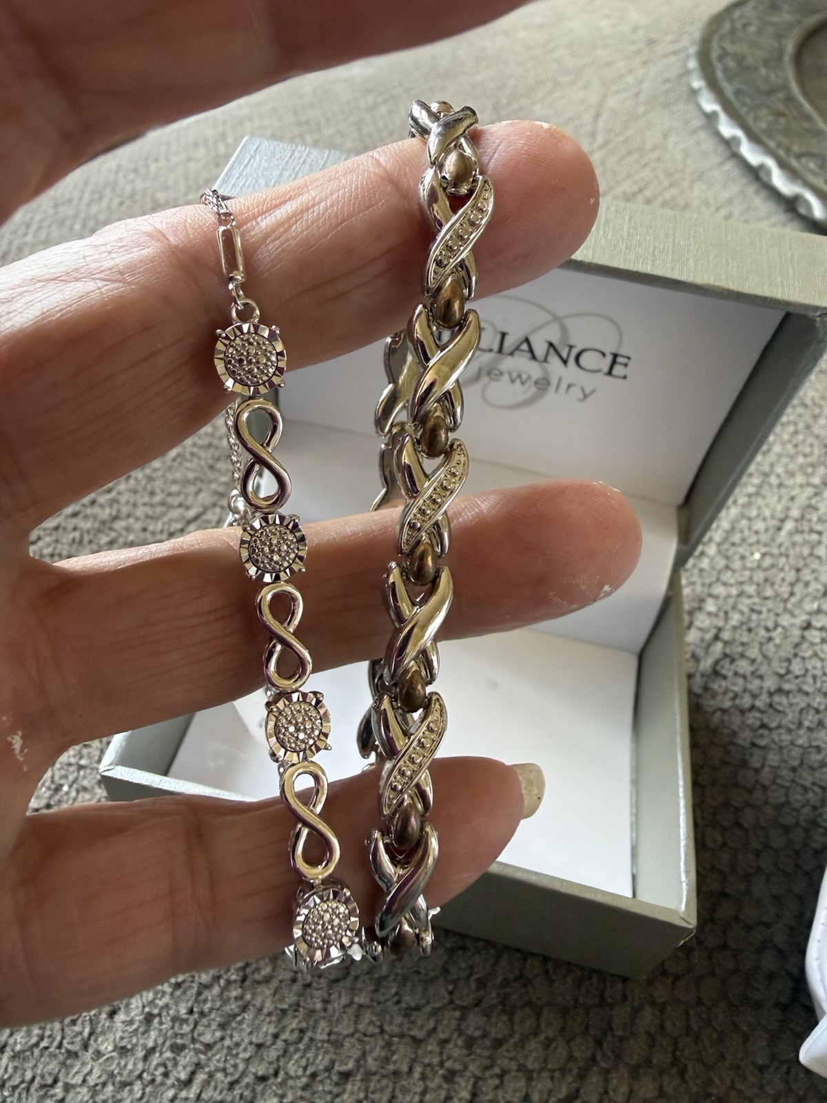 Brilliance 925 Sterling Silver Adjustable Bolo Bracelet, Round White Diamond